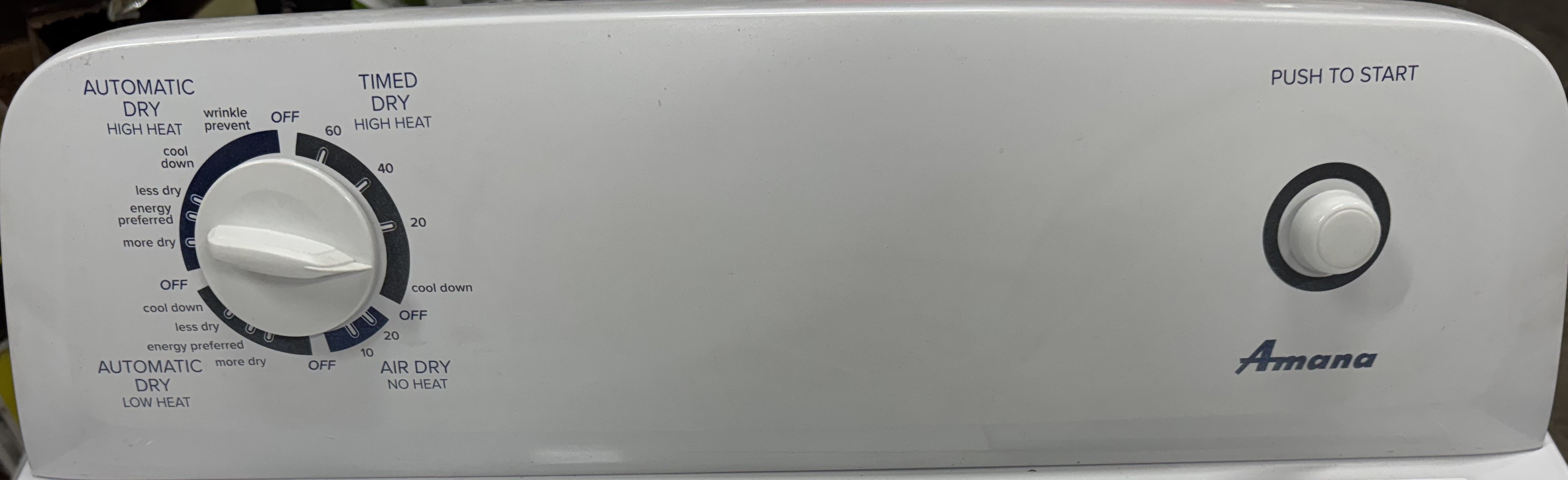 Dryer with No-Heat Option 2