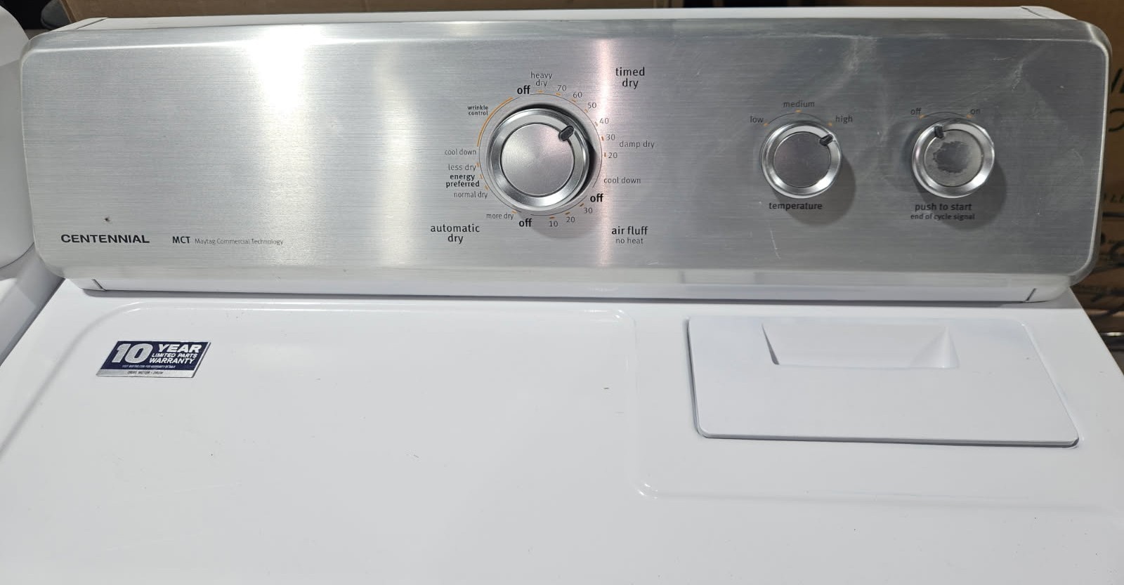 MAYTAG COMMERCIAL TECHNOLOGY DRYER 2