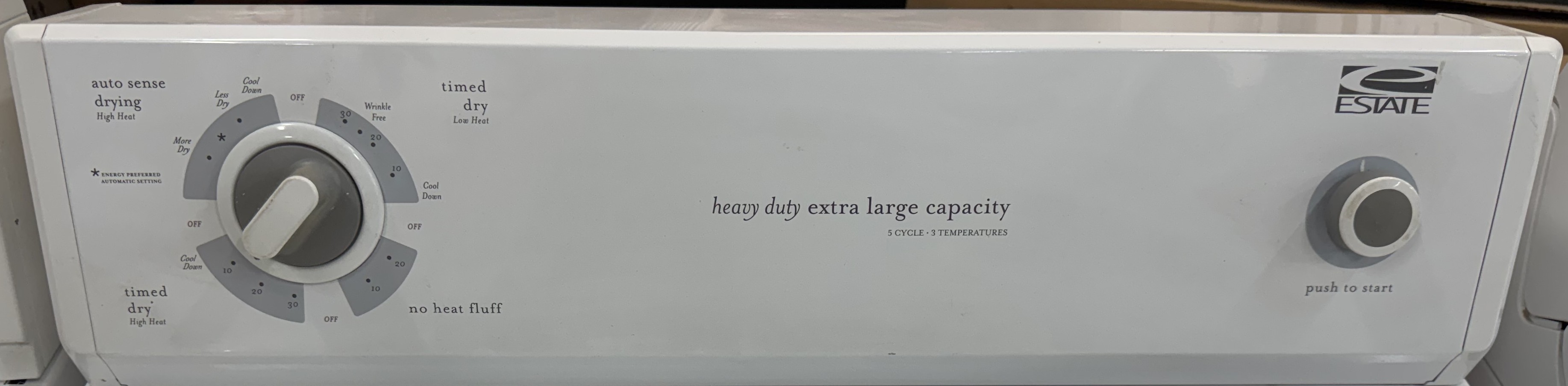 NO ELECTRONICS DRYER 2