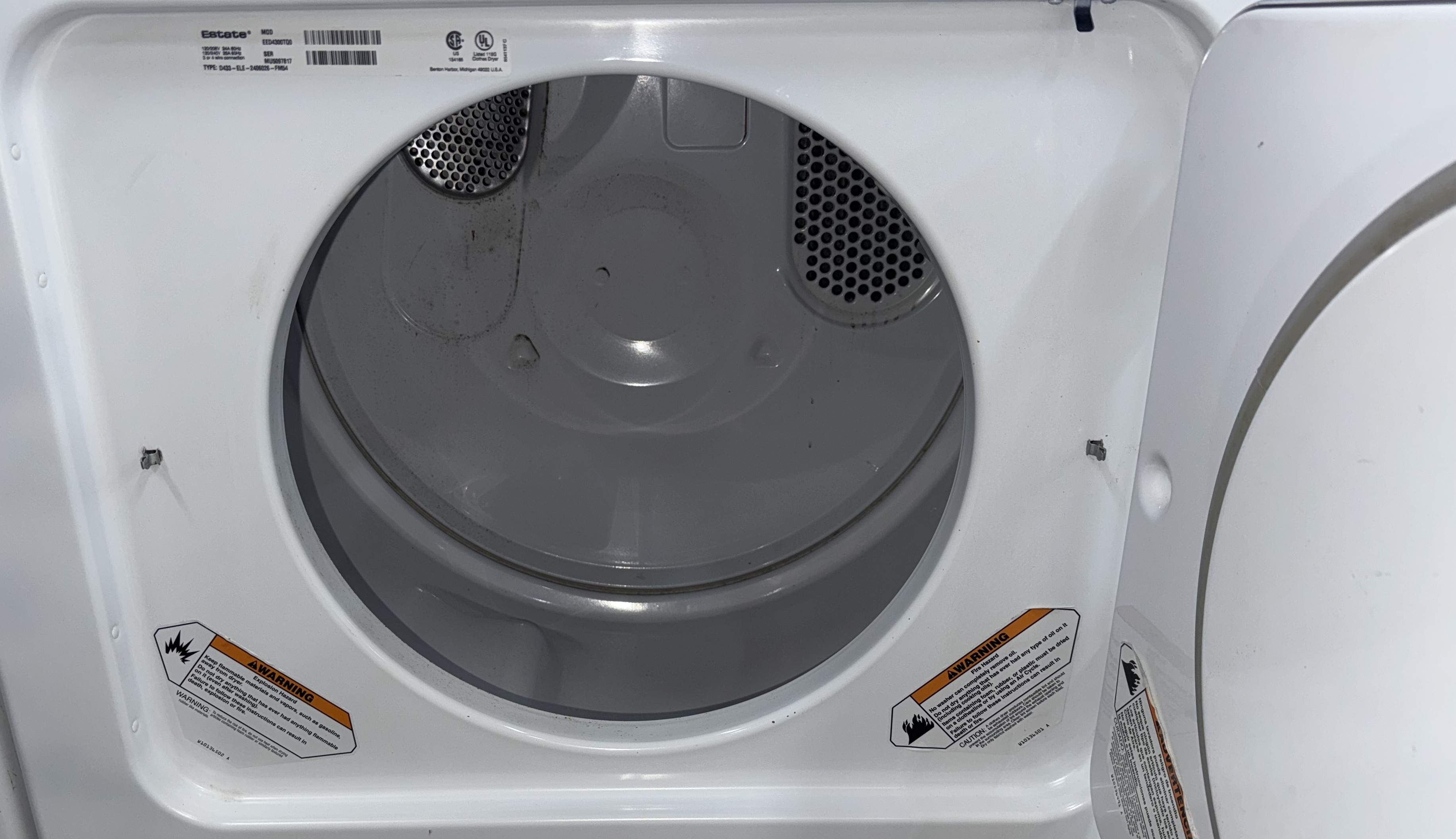 NO ELECTRONICS DRYER 3