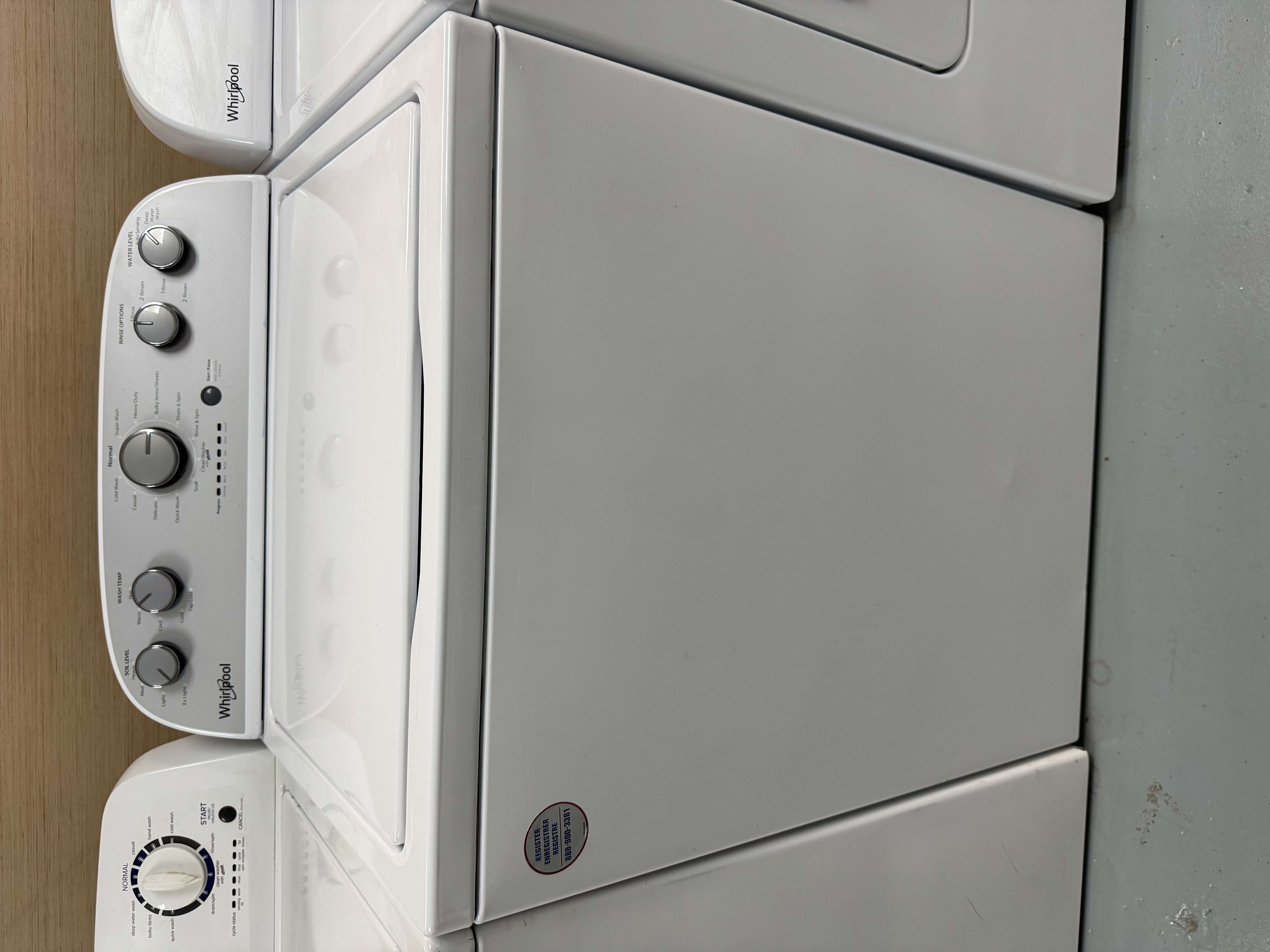 WHIRLPOOL WASHER (SET)