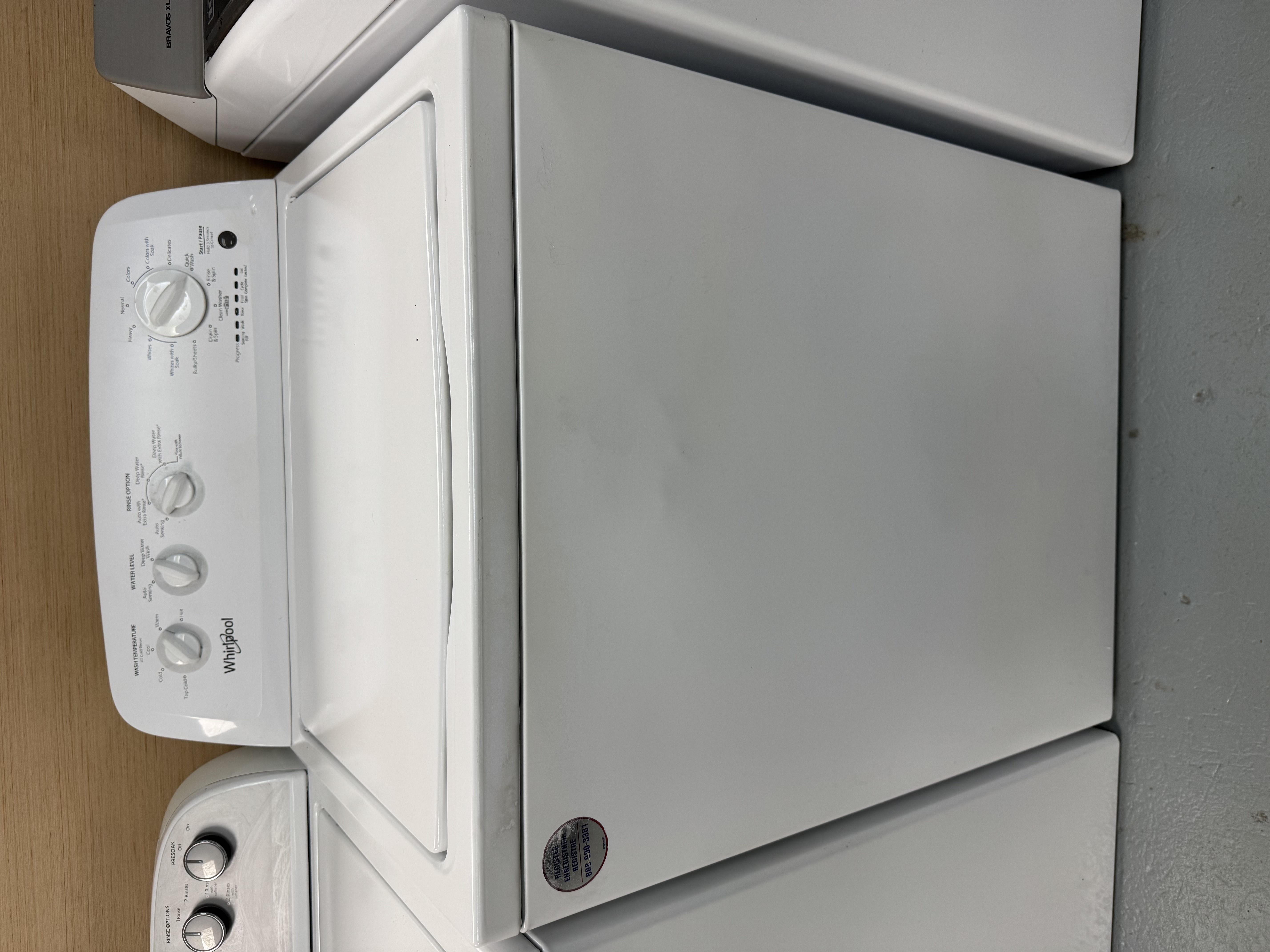 STAINLESS TUB AND AGITATOR WASHER