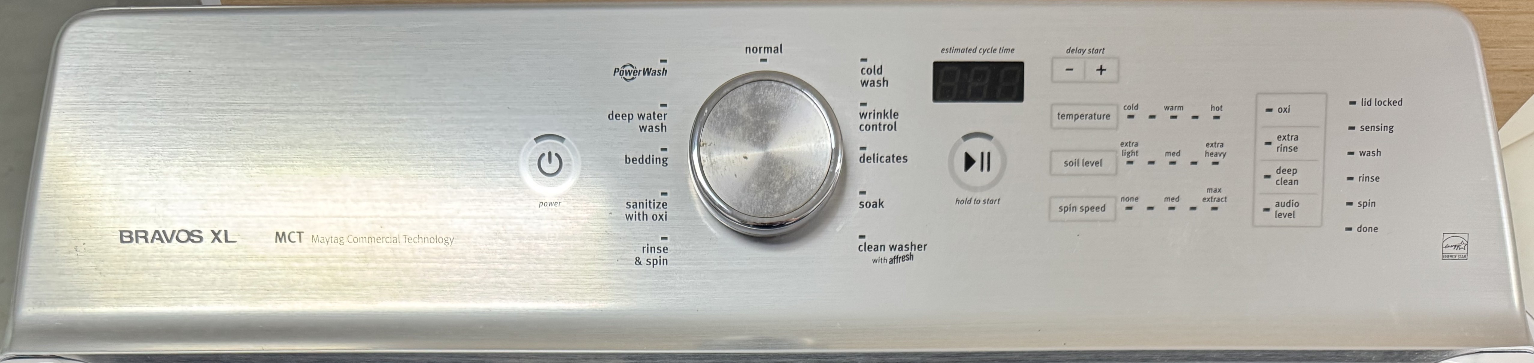 MAYTAG GLASS TOP WASHER - SET 2