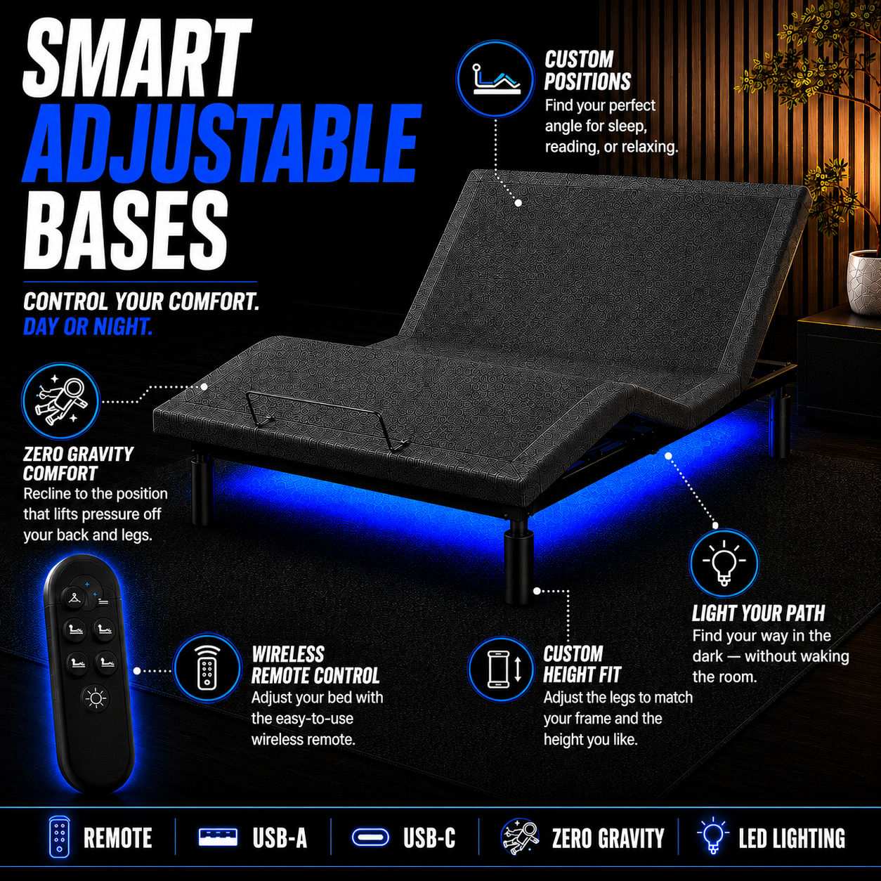 Queen Adjustable Base