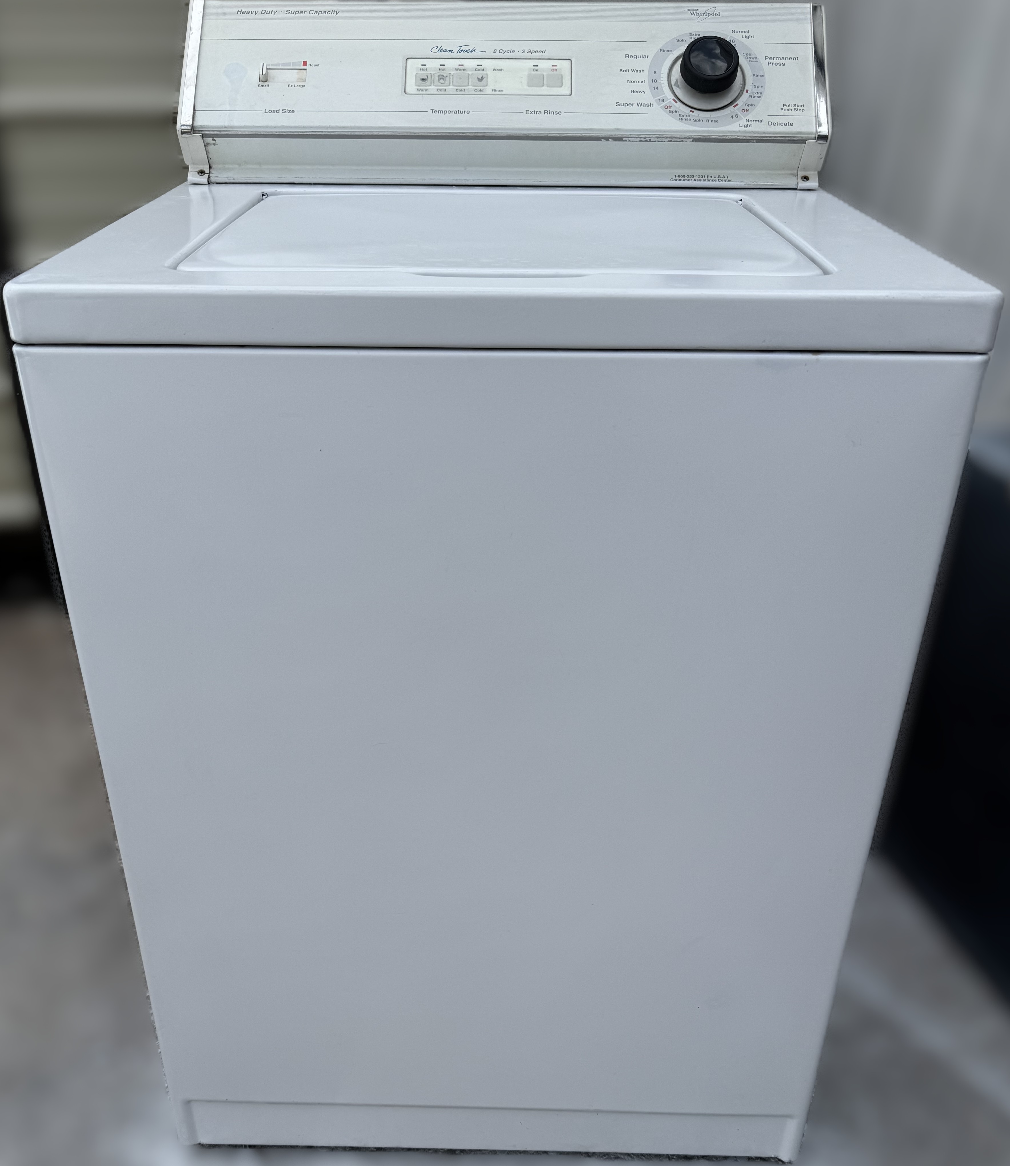 Top Load Washer With Agitator