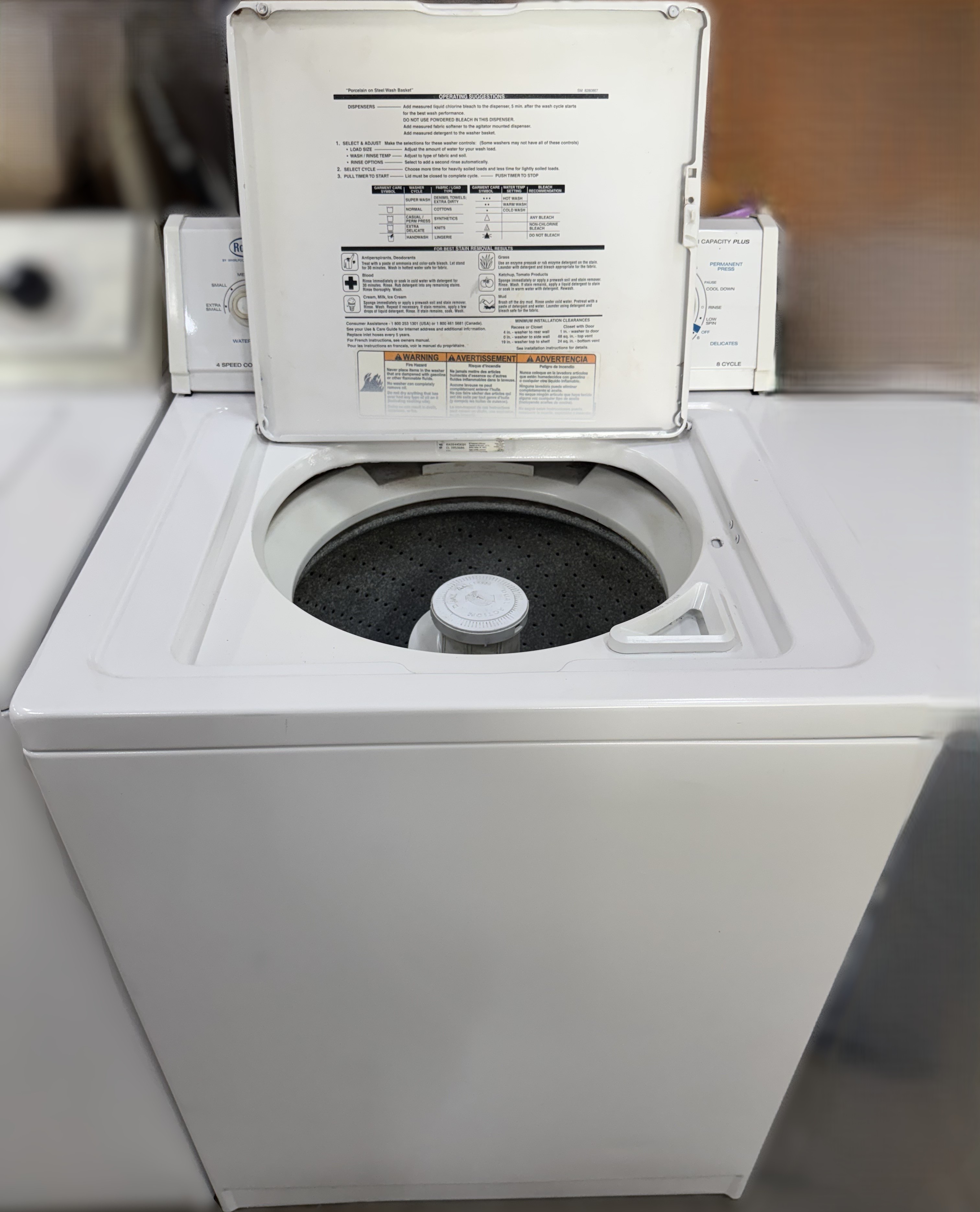Roper Washer with agitator