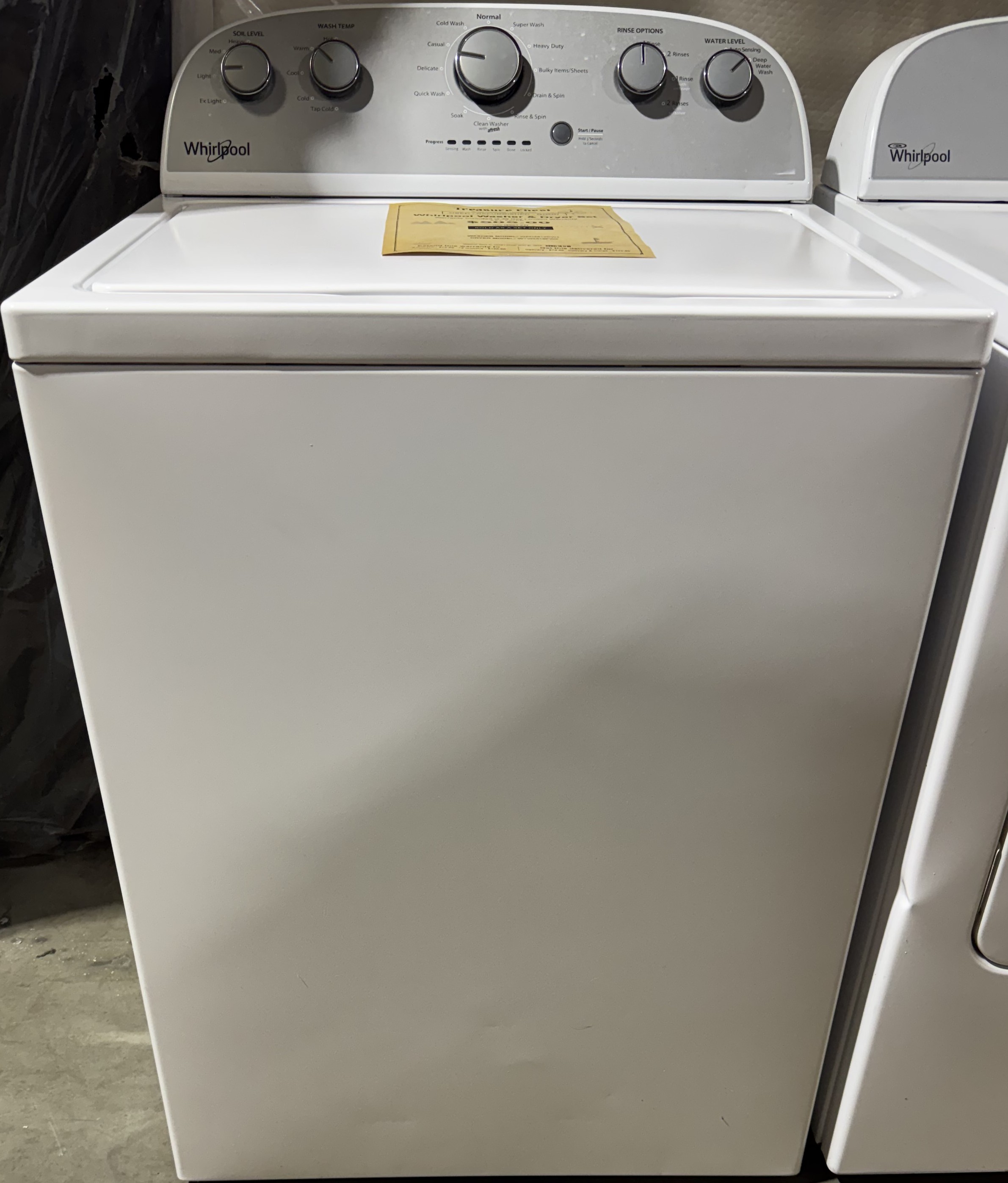 Whirlpool Washer with Agitator [SET]