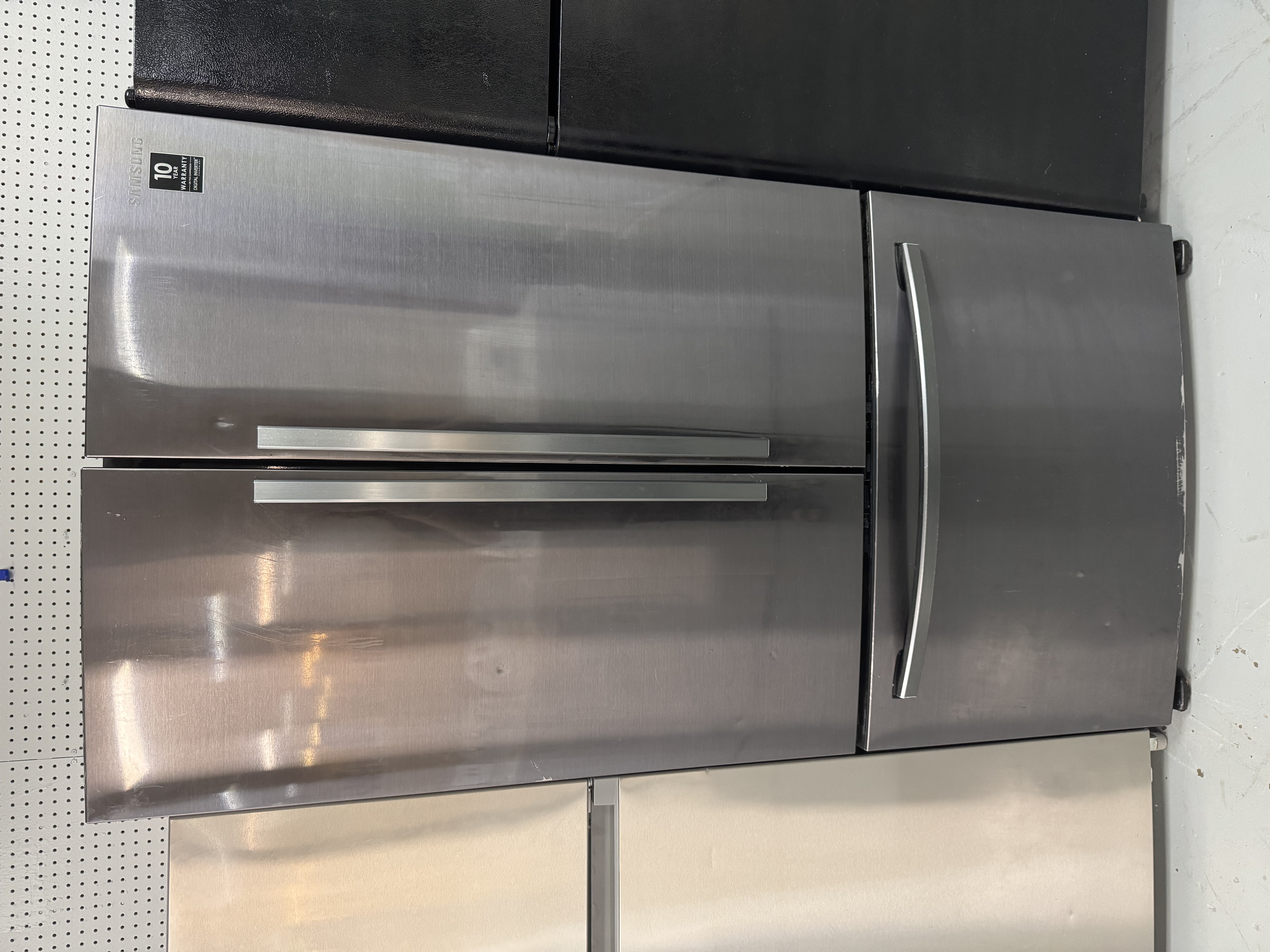 Black Stainless French Door
