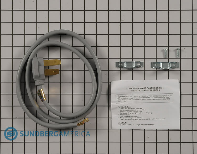 Range Power Cord - 3 prong